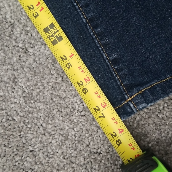 #O - Levi's Women Denizen Curvy Boot Cut Jeans In Deep Blue 26W 27.5L - Picture 5 of 11